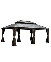 Mondawe Outdoor Living 14x20FT Hardtop Gazebo Canopies