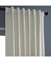 Half Price Drapes Light Greige Solid Cotton Hotel Blackout Curtain