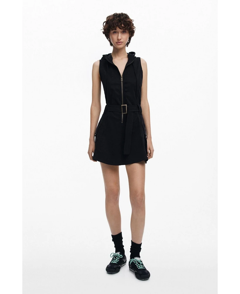 Desigual Women's Utility dress with hood