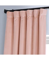 Half Price Drapes Apricot Blossom Signature Plush Velvet Hotel Blackout Curtain