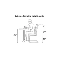 Modern Faux Leather Dining Chairs (Set of 6)