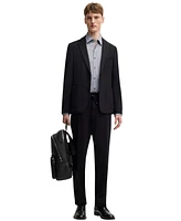 Boss by Hugo Men's Structured Stretch Regular-Fit Dress Shirt