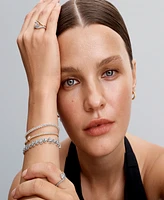 Pandora Sterling Silver Halo Hearts Bracelet