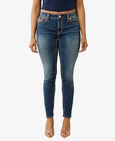 True Religion Women's Jennie Super T Flap Skinny Jeans