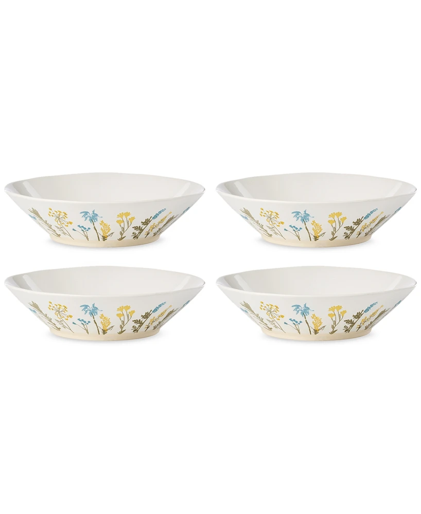 Lenox Wildflowers Dinner Bowls, Set of 4