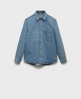 Mango Men's Denim Overshirt