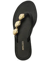 Arezzo Women's Sunny Round Toe Flat Sandals