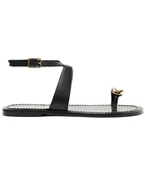 Arezzo Women's Kendall Round Toe Flat Sandals
