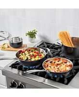 Cuisinart 8-Pc. Black Glaze Stainless Steel Cookware Set, Exclusively at Macy's