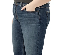 Silver Jeans Co. Plus Most Wanted Mid-Rise Ankle
