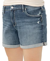 Silver Jeans Co. Plus Denim Boyfriend Shorts
