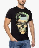 Men's Tie Dye Skull Rhinestone Graphic T-Shirts