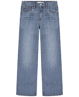 Levi's Big Girls Textured Striped Wide Leg Jeans