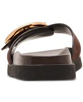 Steve Madden Women's Mandie Buckle Slide Footbed Sandals
