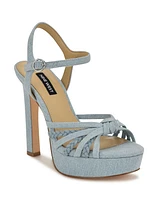 Nine West Women's Waser Strappy Platform Stiletto Sandals