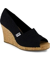 Toms Women's Slip On Wedge Sandals