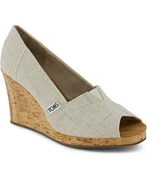 Toms Women's Open Toe Classic Wedge Sandals