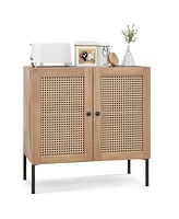 Kitchen Sideboard with 2 Doors and Adjustable Shelf for Storage