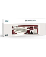 8BitDo Retro Wireless Gaming Mechanical Keyboard with Number Pad for Windows and Android - Fami Edition
