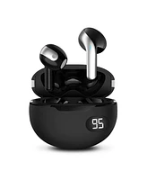 GabbaGoods Truebuds Bliss Premium Wireless Earbuds with Lcd Battery Display Charging Case