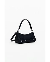 Desigual Women's Small embroidered faux leather bag