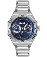Hugo Boss Men's Grail Sport Quartz Multifunction Stainless-Steel Watch, 44mm
