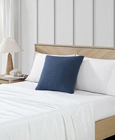 Nautica Wave Texture Square Pillow, 20" X