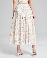 And Now This Women's Cotton Eyelet Midi Skirt, Exclusively at Macy's
