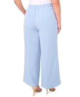 Vince Camuto Plus Size Clean-Waist Wide-Leg Trousers