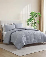 Nautica Nautical Stitch Chambray -Pc. Comforter Set