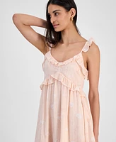 And Now This Women's Ruffled Babydoll Mini Dress, Exclusively at Macy's