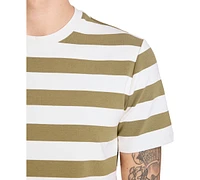 Paisley & Gray Men's Slim Fit Short Sleeve Striped T-Shirt