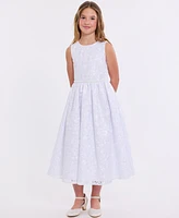 Bonnie Jean Big Girls Sequin Lace Ballerina Communion Dress