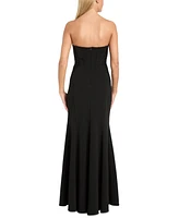 Morgan & Company Juniors' Strapless Bustier Gown
