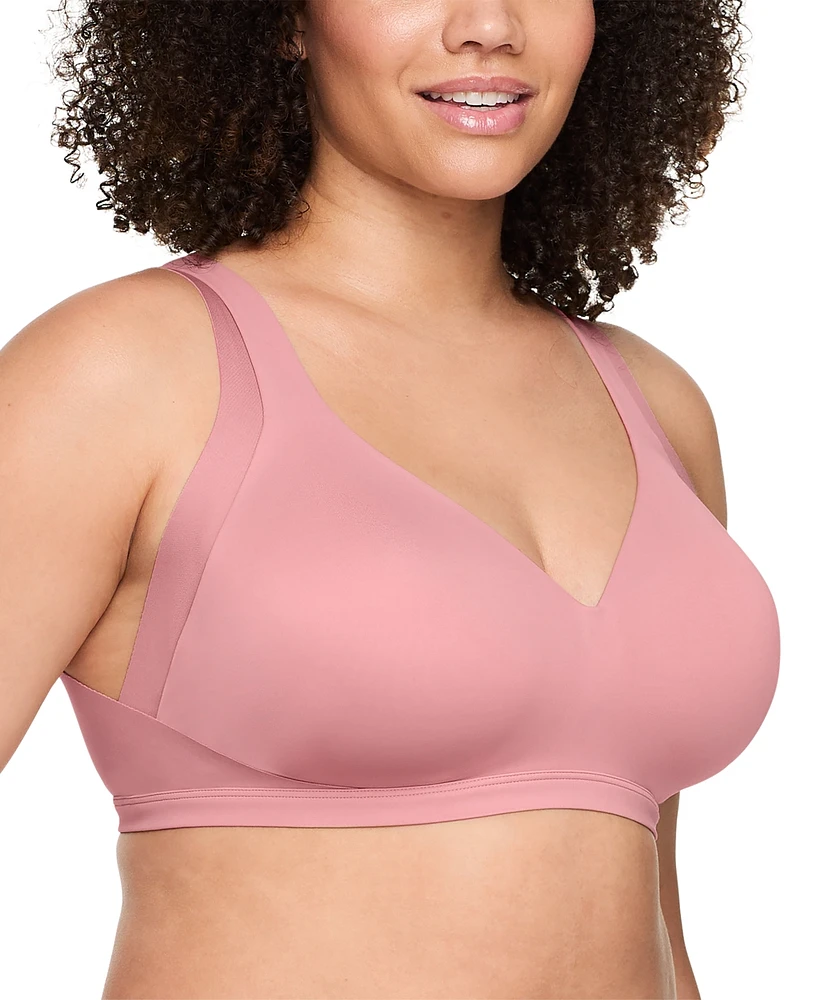 Warners No Side Effects Underarm and Back-Smoothing Comfort Wireless Lightly Lined T-Shirt Bra RA2231A