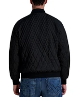 Karl Lagerfeld Men's Quilted Water-Resistant Bomber Jacket