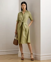 Lauren Ralph Lauren Women's 100% Linen Shirtdress