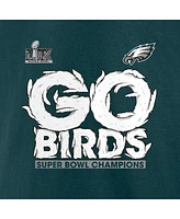 Fanatics Women's Midnight Green Philadelphia Eagles Super Bowl Lix Champions Local V-Neck T-Shirt