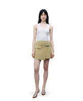 Nocturne Women's Belt Detailed Skort