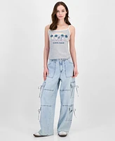 Grayson Threads, The Label Juniors' Peanuts Hawaii Graphic Tank Top