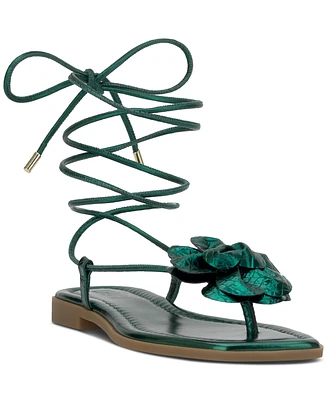 I.n.c. International Concepts Women's Gilma Flower Flat Sandals, Created for Macy's