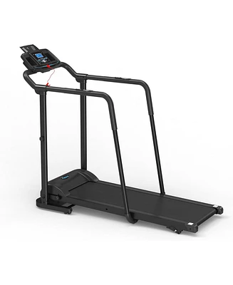 Ksports Advanced Rehab Treadmill with 2.25 Horsepower Motor and Bluetooth Kinomap for Workout Sessions, Exercise, and Active Recovery, Black