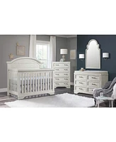 Westwood Design Foundry Wood Arch Top Convertible Crib in White Dove