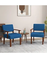 Accent Chair for Living Room with Soft Padded Seat and Backrest Stylish Comfortable Lounge Seating