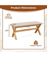Upholstered Entryway Bench with Thick Padded Seat Comfortable and Stylish Seating for Hallway or Entryway