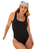 Swimsuits for All Women's Essential Scoop Back One Piece