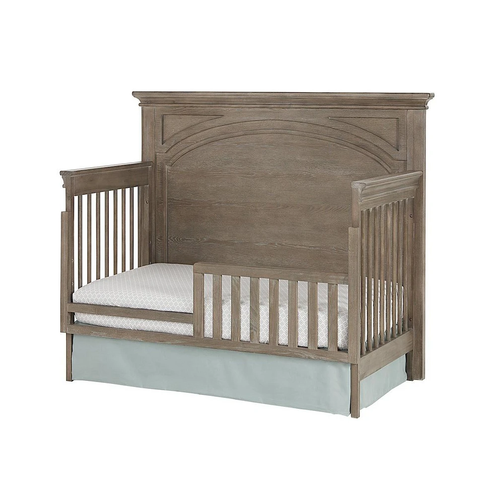 Westwood Design Leland Traditional Wood Toddler Guard in Sandwash Gray