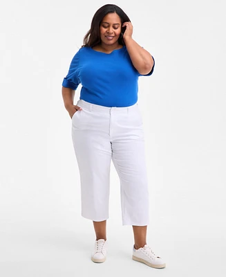 Style & Co Plus Comfort Capri Pants, Exclusively at Macy's