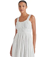 Steve Madden Women's Harmony Cordon Eyelet Dress