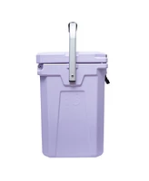 Camp-zero 16 Tall | 16.9 Qt. Premium Cooler with 2 Molded-In Cup Holders and Folding Aluminum Comfort Grip Handle Sky Blue